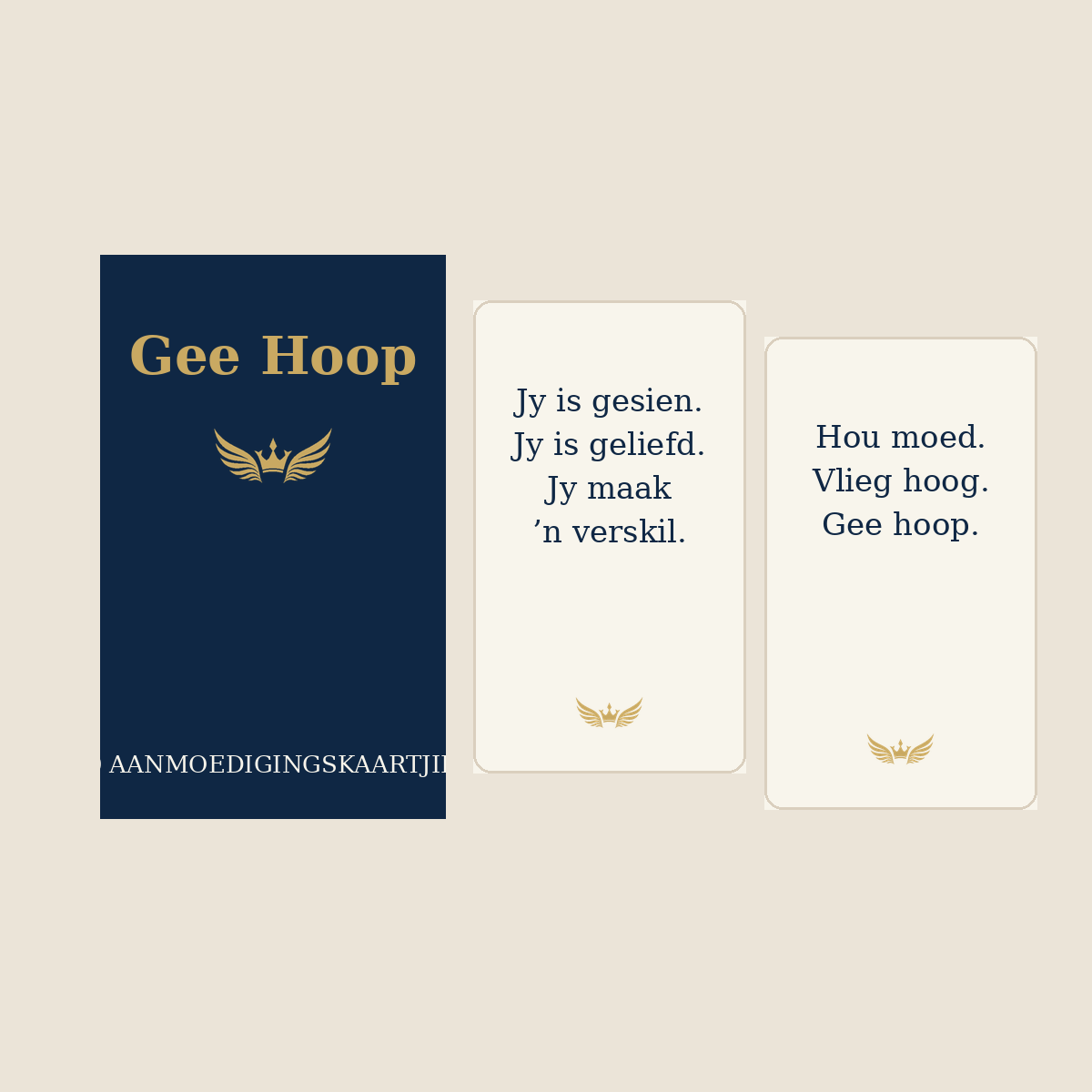 Gee Hoop – 10 Aanmoedigingskaartjies